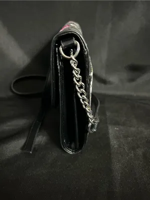 Nine West Black Floral Crossbody with Pink and Cream Blooms thumbnail 9