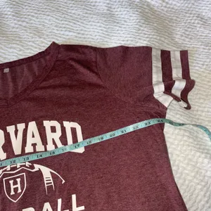 Maroon Harvard Football T-Shirt Size 3XL thumbnail 4