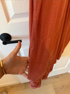 Free People FP Beach Clovers mini dress in sundown rust thumbnail 6