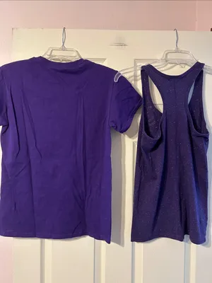 K-STATE Purple Short Sleeve Breast Cancer Awareness Tee & Tank Top Small thumbnail 4