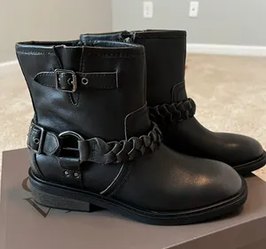 Crown Vintage Moto Boots thumbnail 1