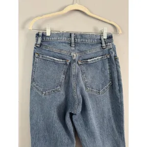 Abercrombie & Fitch Curve Love 70s Vintage Flare Ultra High Rise Jeans 27/4s thumbnail 4