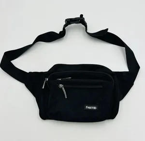 FREETOO Waist Pack Bag Fanny Pack Black Unisex Adjustable Strap NWOT thumbnail 1