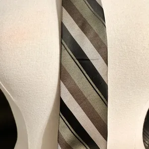 J Ferrar Vintage Tie Men's Green Black Office Elegant Necktie Classic thumbnail 10
