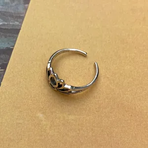Sterling Silver Lotus Flower Toe Ring thumbnail 4