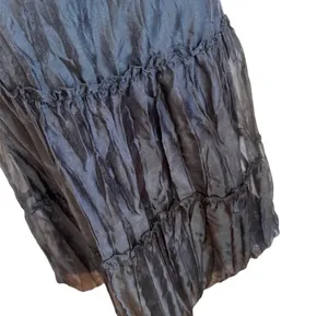 NWT WHBM White House Black Market Black Ruffle Tiered Skirt Bubble Hem 4 Party thumbnail 4