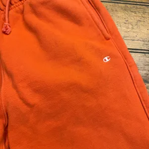Champion Reverse‎ Weave Sweatpants Orange Fleece Joggers XS Mens Womens thumbnail 3