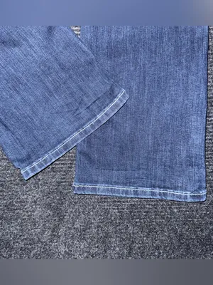 Ariat R.E.A.L. Women’s Mid Rise Boot Cut Stretch Entwined Jeans Marine Wash 31 S thumbnail 5