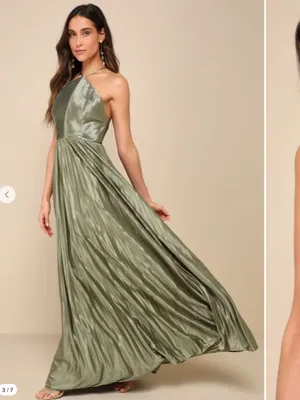 LULUS Sexy FLowy Prom Wedding Bridesmaid Glamorous Elegant Cutout Maxi Dress thumbnail 2
