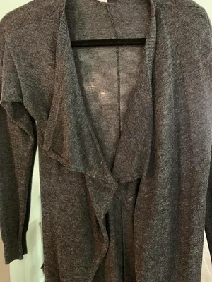 Nordstrom Gray Maxi Sweater Kimono thumbnail 2