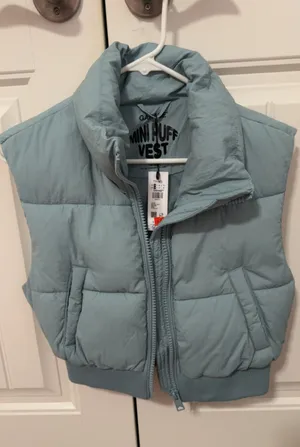 Garage Cropped Puffer Vest thumbnail 1