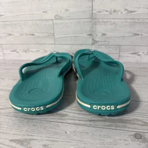 Crocs Classic II Flip Flops Teal Green Unisex Sandals Size Men 7 Women 9 206119 thumbnail 2