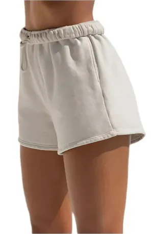 JOAH BROWN Sahara Sweat Shorts Size XS Small Beige Cream Neutral thumbnail 1