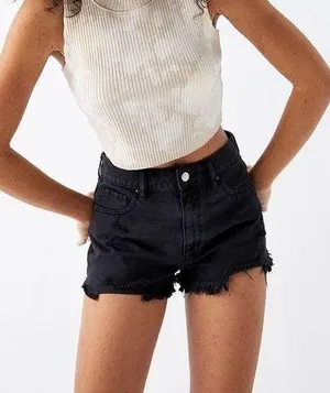 PAC Sun high rise festival shorts black thumbnail 1