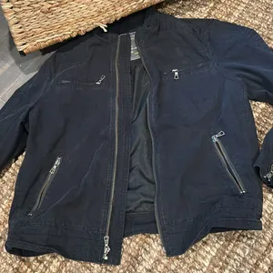 Gap Navy Blue Cargo Utility Jacket Size Large thumbnail 4