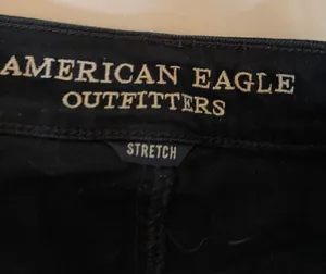 American Eagle Black Denim Shorts thumbnail 3
