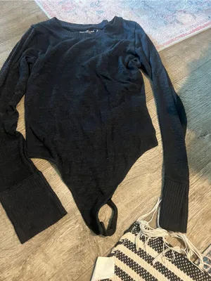 Abercrombie soft af long sleeve bodysuit thumbnail 4