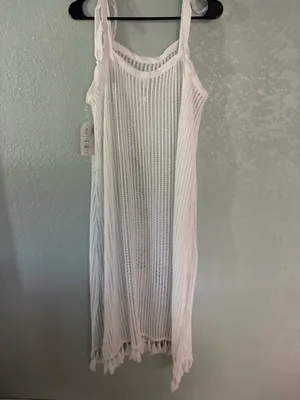 Swim cover up White Size 1X thumbnail 2