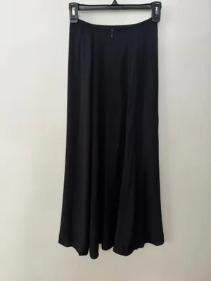 Reformation Black High Slit Maxi Skirt Size 2 thumbnail 3