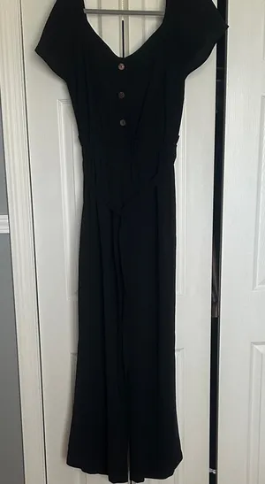 Monteau Elegant Black Women's Jumpsuit thumbnail 1
