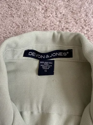 Devon & Jones Camp Collar Ladies Shirt Green thumbnail 3