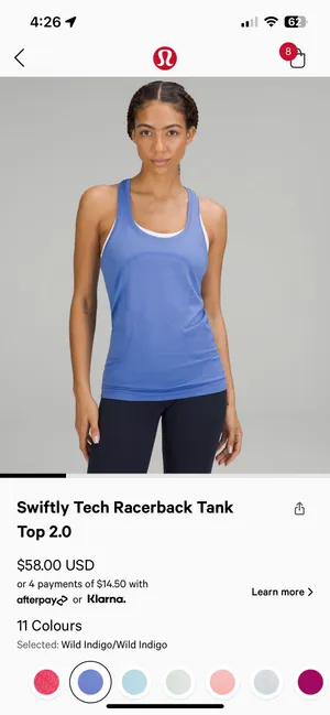 Ivivva Lululemon  Tech Tank Top thumbnail 4