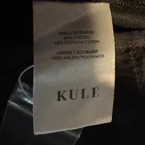 Kule Black Wide‎ Leg High Rise Lyocell Cotton Pants Pants Sz 2 Quiet Luxury New thumbnail 5