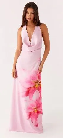 Peppermayo Bryony Cowl Maxi Dress Size XS thumbnail 1