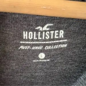 Hollister Long Sleeve Top Size‎ L Charcoal Grey Ribbed Must-Have Collection thumbnail 6