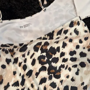 Aerie One Piece Swimsuit M Animal Print Wrap Bow Front Full Coverage thumbnail 7