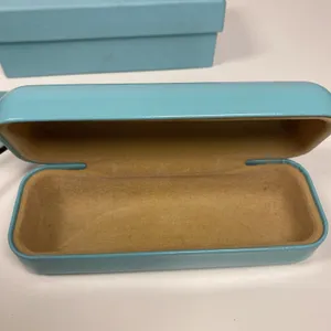 Tiffany & Co Eyeglass Frame TF2034 8055 Black + Tiffany Blue Italy Case & Box‎ thumbnail 2