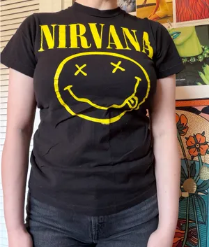 Nirvana tshirt Black thumbnail 2