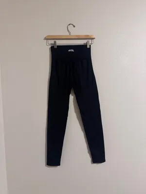 AYBL Black Seamless High-Waist Leggings thumbnail 3