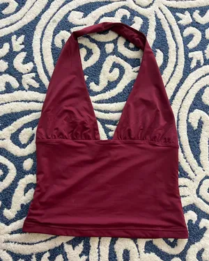 Amazon Red Halter Top thumbnail 1