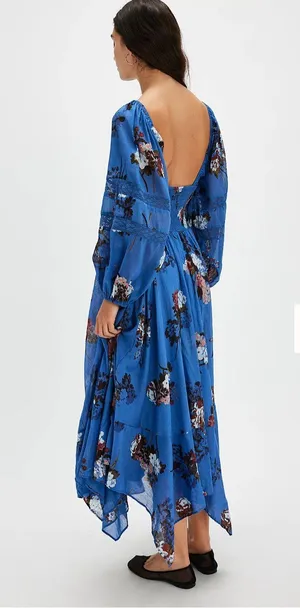 NWT free people morning glory maxi dress M thumbnail 2