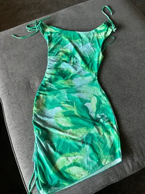 Maxi Mini Dress Green thumbnail 1