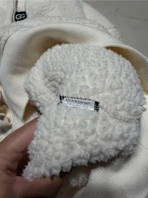 UGG janeann half zip Cream Sherpa Pullover large thumbnail 2