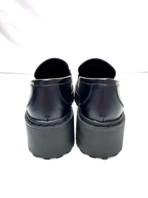 Steve Madden Alley Black Horse-bit Platform Loafers Size 10 thumbnail 5