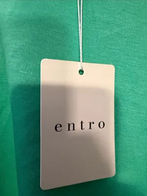 ENTRO Green Bubble Top and Short Size Large NWT thumbnail 4