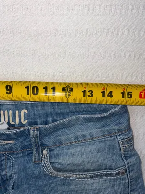 Vintage Hydraulic Y2K Low Rise Micro Mini Denim Shorts Distressed Size 6 2000s thumbnail 5