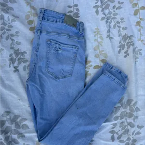 Zara Blue Skinny Jeans Sleek Fit thumbnail 5