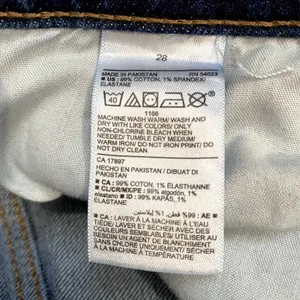 Old Navy Extra High Rise Sky Hi Straight Jeans Button‎ Fly Denim Plus Size 28 thumbnail 7