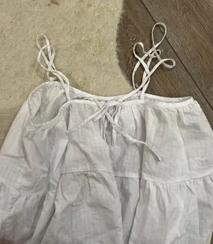 Everlane White Babydoll Tank Top thumbnail 5
