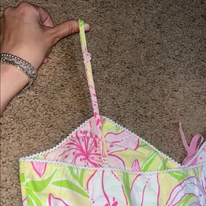 Lilly Pulitzer Vintage VTG Y2K Floral Slip Dress‎ Sundress Medium thumbnail 7