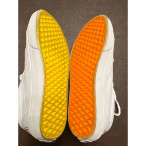 Vans x Flour Shop White Old Skool Leather Rainbow Sneakers Women’s 9 Pride Fun thumbnail 7