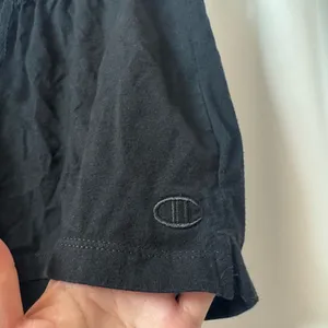 Champion Black Athletic Stretchy Waistband Cotton Shorts thumbnail 2