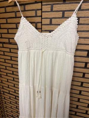 American eagle ivory maxi dress size medium thumbnail 3