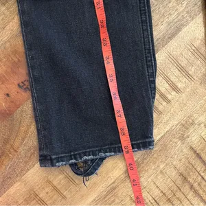 Abercrombie & Fitch‎ Ankle Straight Jeans 27 4 Ultra High Rise Black Distressed thumbnail 14