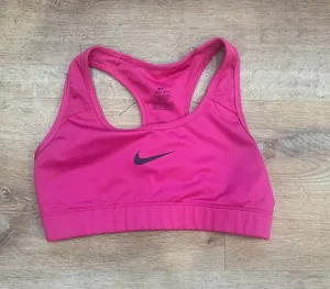 Pink Nike Sports Bra Dri-Fit thumbnail 1