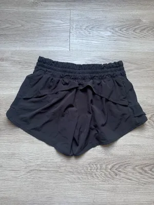 Women’s Black Champion Running Shorts thumbnail 3